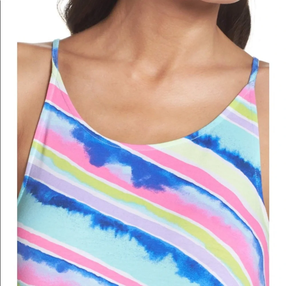 🌊 Lilly Pulitzer “Breakwater Tint Party Wave” Asymmetrical Dress - Picture 6 of 8